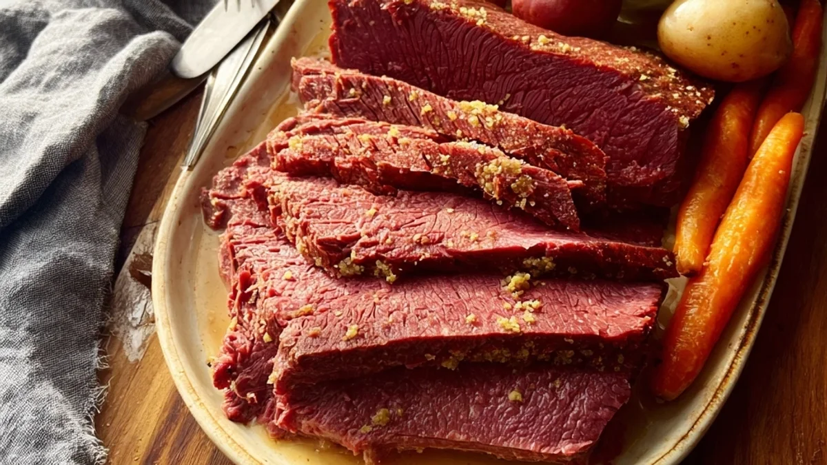 Easy Crock Pot Corned Beef: Tender, Flavorful & Simple