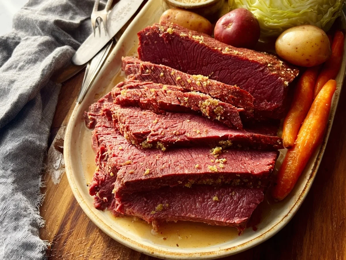 Easy Crock Pot Corned Beef: Tender, Flavorful & Simple - Featured Image
