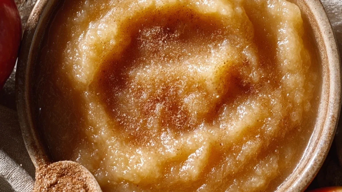 Easy Crockpot Applesauce: Warm, Spiced Comfort