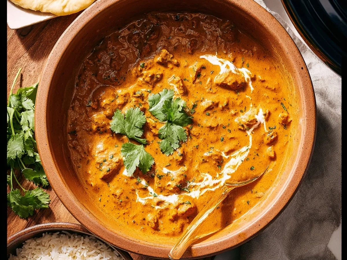 Easy Crockpot Butter Chicken: Tender & Creamy - Featured Image