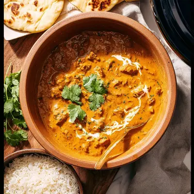 Easy Crockpot Butter Chicken: Tender & Creamy