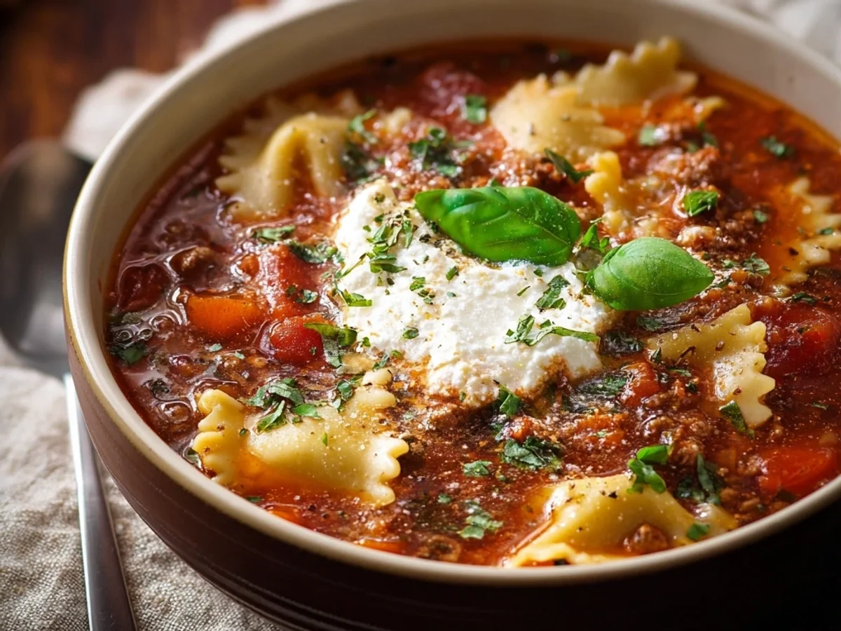 Easy Crockpot Lasagna Soup: Weeknight Comfort in a Bowl - Featured Image