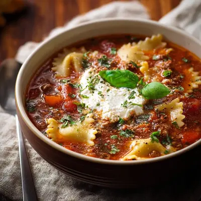 Easy Crockpot Lasagna Soup: Weeknight Comfort in a Bowl