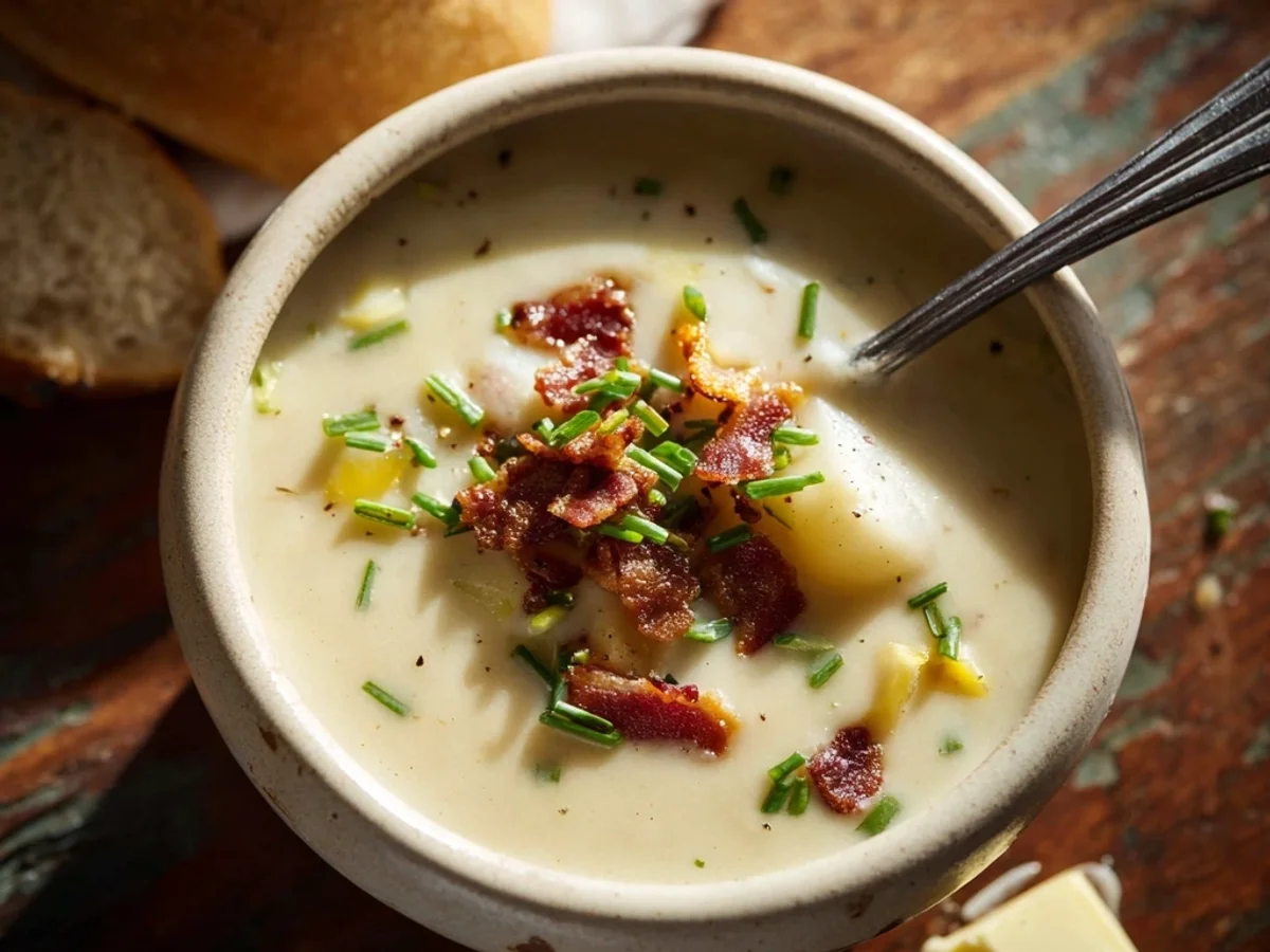Easy Crockpot Potato Soup: Creamy & Simple Weeknight Comfort - Featured Image