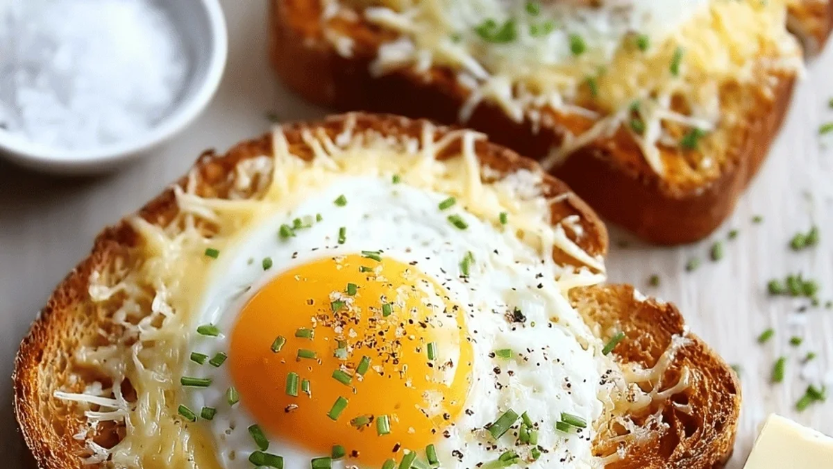 Easy Egg and Cheese Toasts: Breakfast Favorite