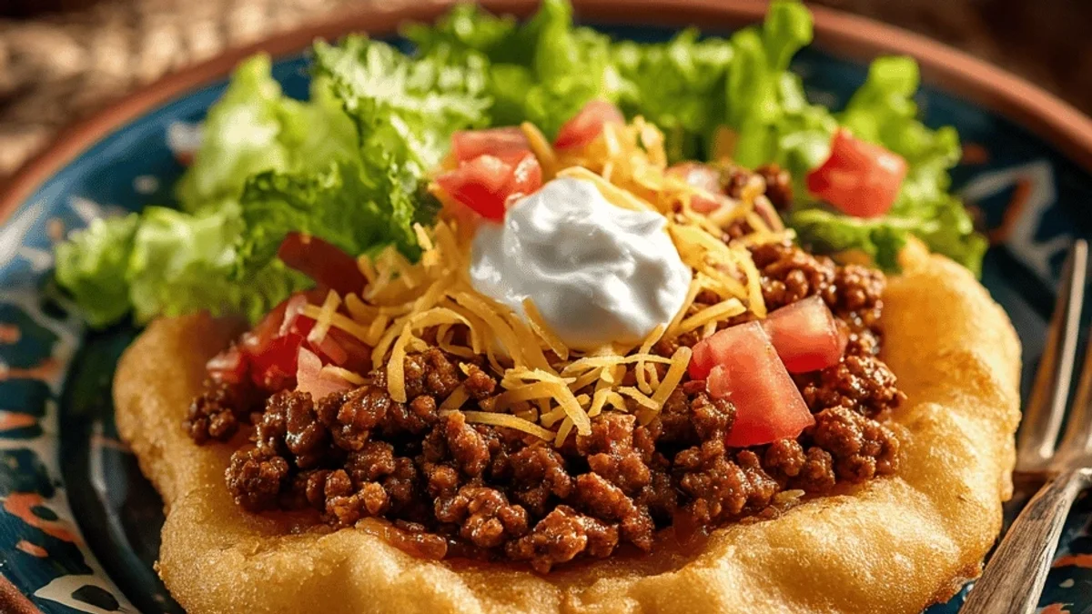 Easy Fry Bread Taco Recipe: A Family Favorite!