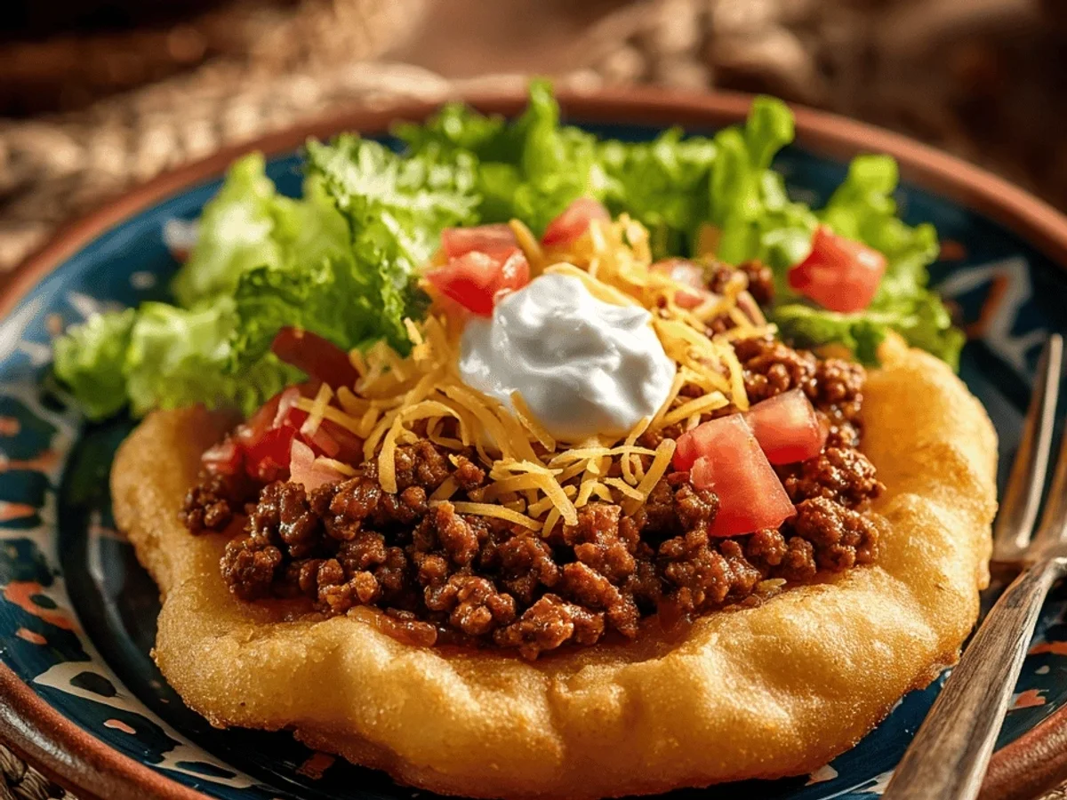 Easy Fry Bread Taco Recipe: A Family Favorite! - Featured Image