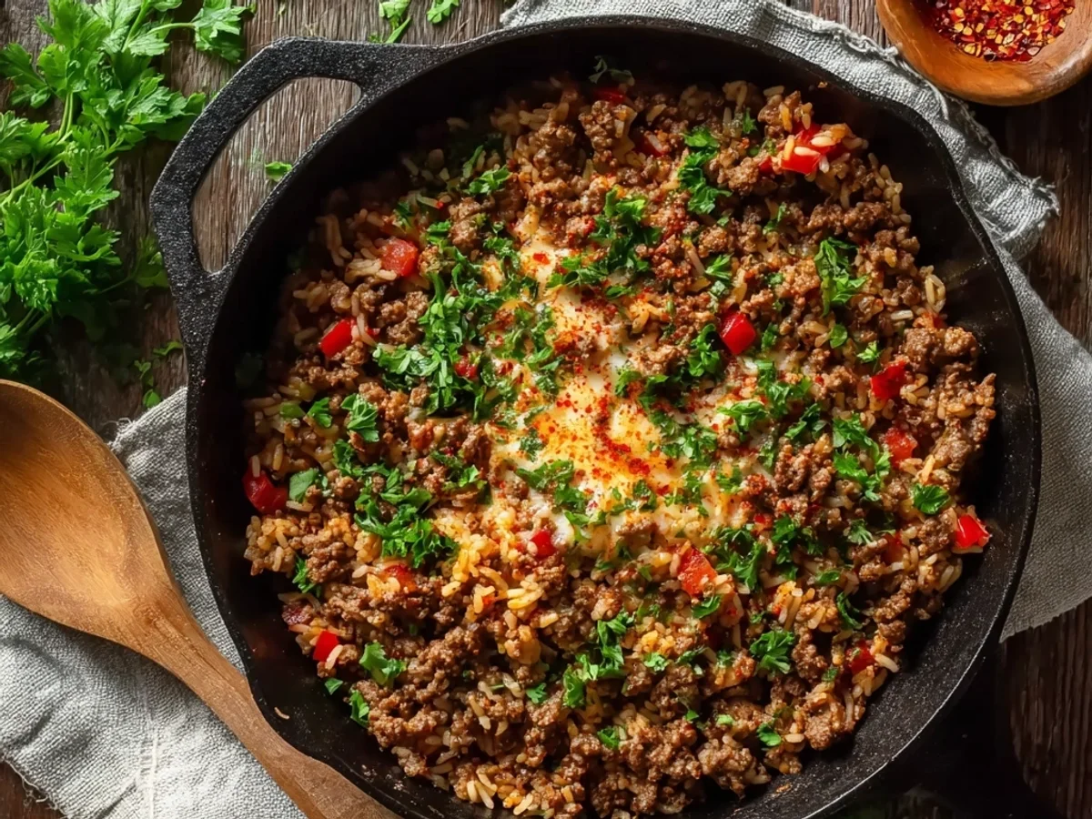 Easy Ground Beef and Rice Skillet for Busy Weeknights - Featured Image