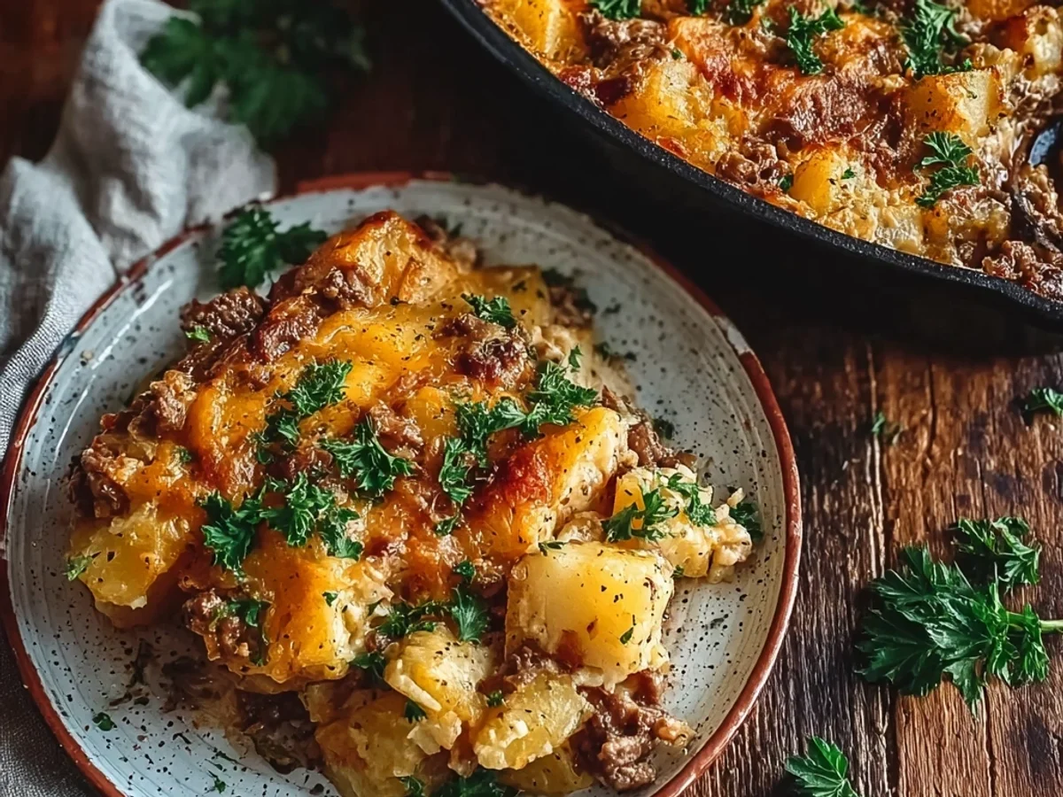 Easy Hobo Casserole with Ground Beef: Skillet Comfort - Featured Image