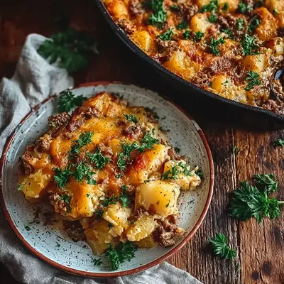 Easy Hobo Casserole with Ground Beef: Skillet Comfort
