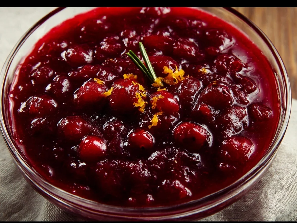 Easy Homemade Cranberry Sauce with Orange Zest - Featured Image
