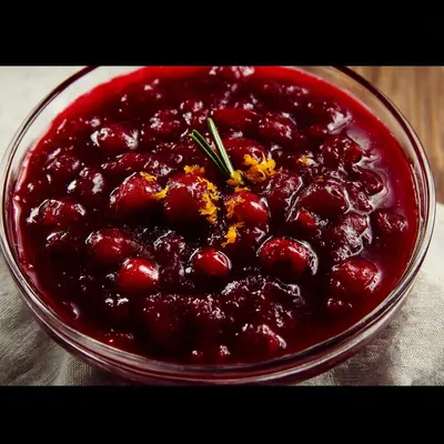 Easy Homemade Cranberry Sauce with Orange Zest