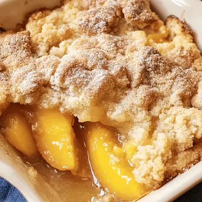 Easy Homemade Peach Cobbler Recipe