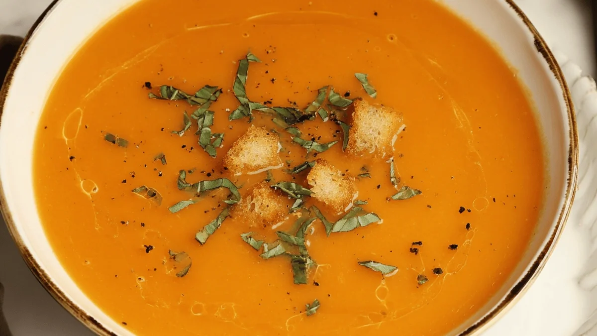 Easy, Homemade Tomato Soup from Scratch