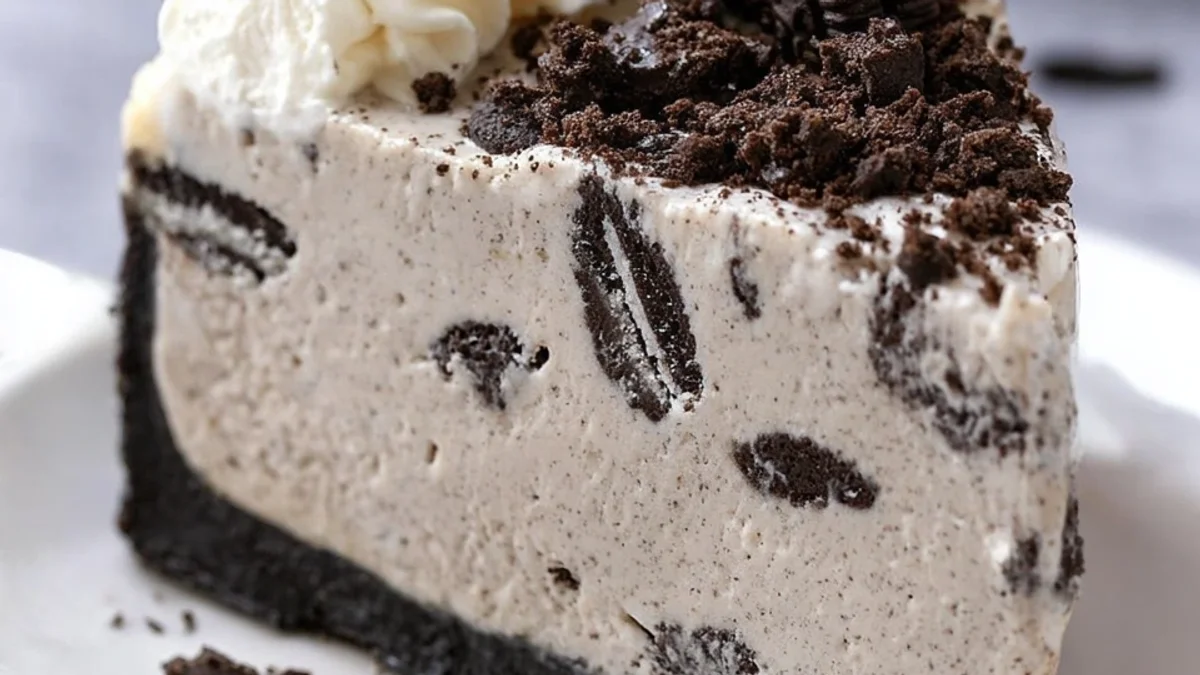 Easy No Bake Oreo Cheesecake Dessert