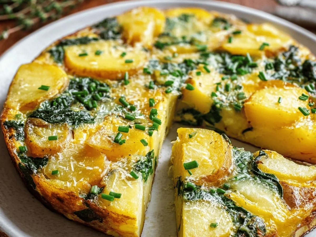 Easy Potato & Spinach Frittata: Brunch Bliss - Featured Image