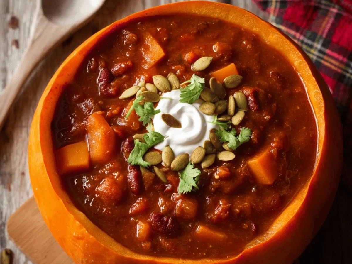 Easy Pumpkin Chili Recipe: My Cozy Fall Favorite! - Featured Image