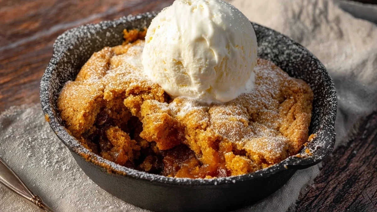 Easy Pumpkin Cobbler: Simple Spiced Fall Dessert