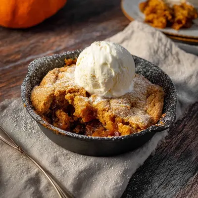 Easy Pumpkin Cobbler: Simple Spiced Fall Dessert