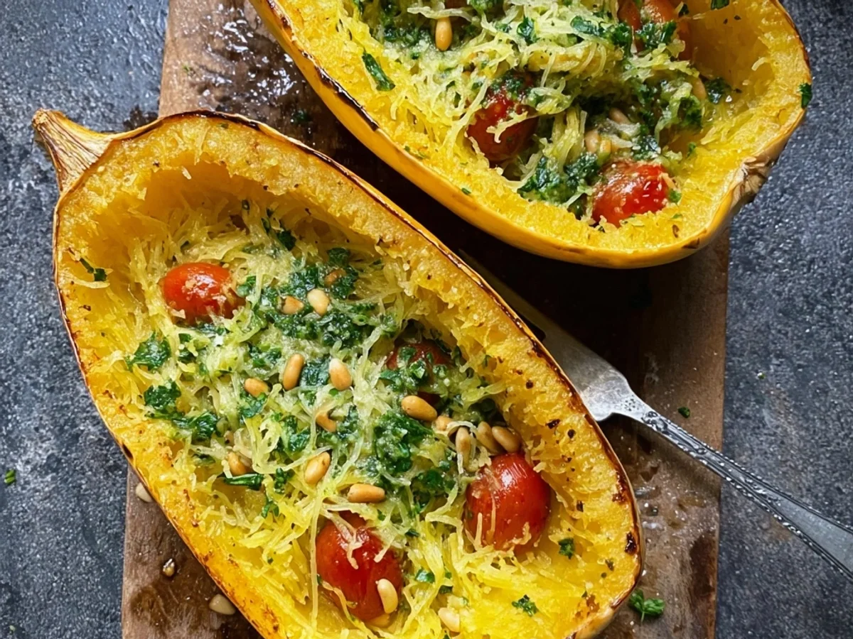 Easy Spaghetti Squash: Roasted Garlic & Herb Delight - Featured Image