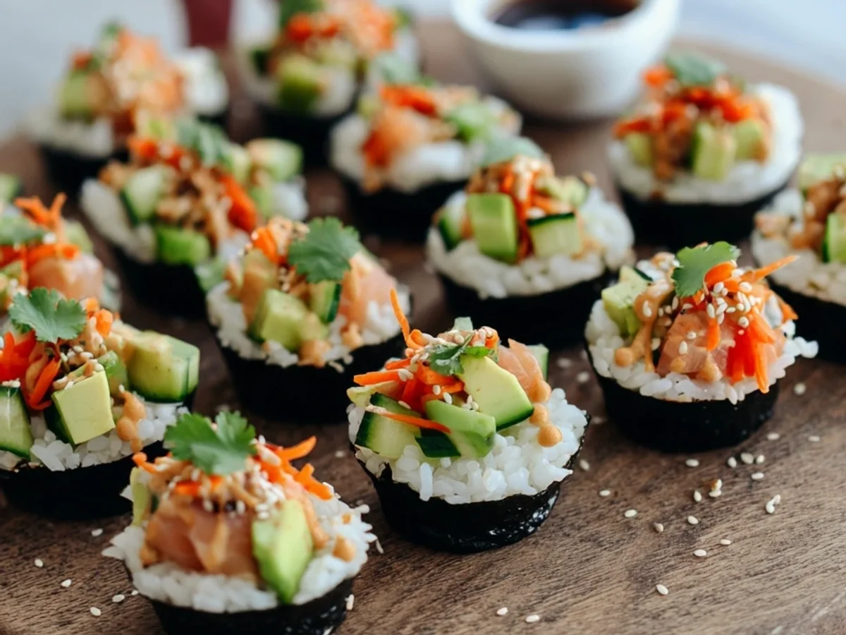 Easy Sushi Cups: Quick Asian Bites for Any Gathering - Featured Image