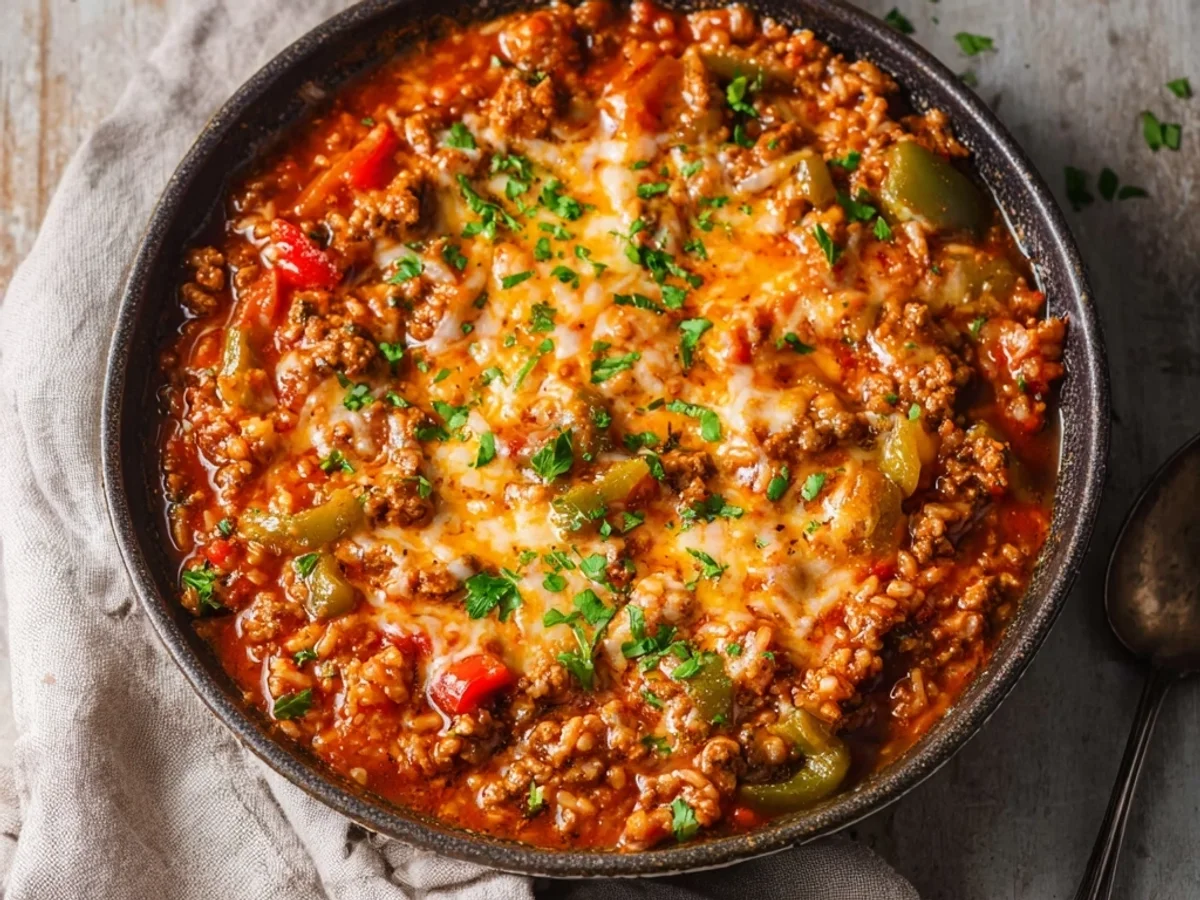 Easy Unstuffed Peppers Dinner: A Hearty Weeknight Bowl - Featured Image