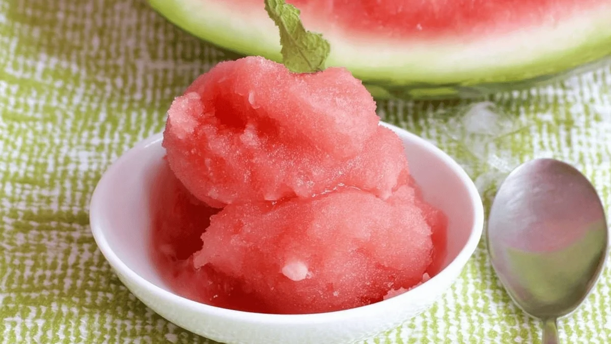 Easy Watermelon Sorbet Recipe
