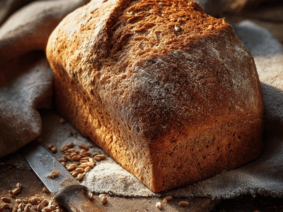 Easy Whole Wheat Bread Maker Recipe: My Go-To Loaf! - Featured Image