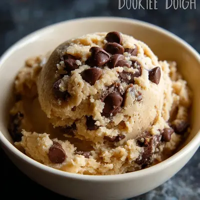 Edible Cookie Dough for One: Quick & Easy No-Bake Treat