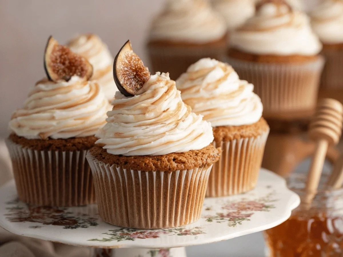 Fig Cupcakes with Honey Frosting: My Cozy Recipe - Featured Image