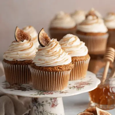 Fig Cupcakes with Honey Frosting: My Cozy Recipe