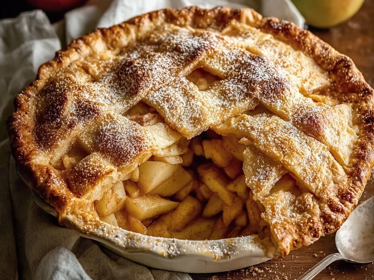 Flaky Apple Pie Recipe: Homestyle Comfort with Crisp Crust - Featured Image