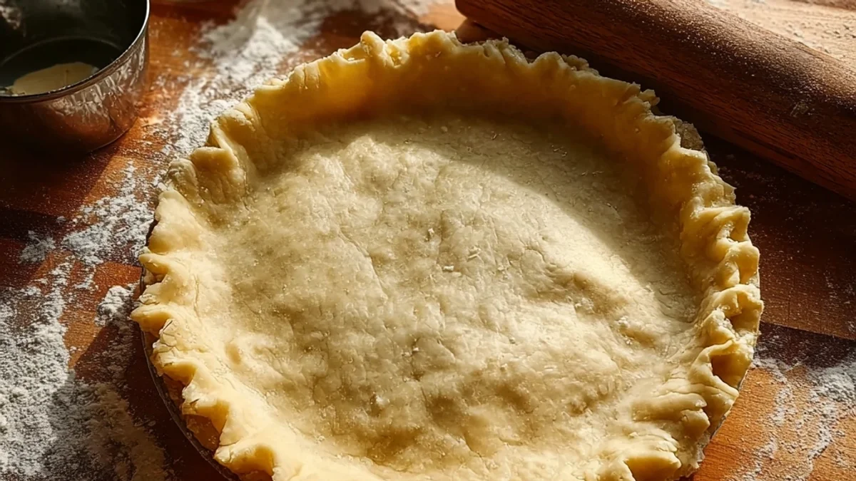 Flaky Butter Pie Crust: Grandma's Secret to Tender Pastry