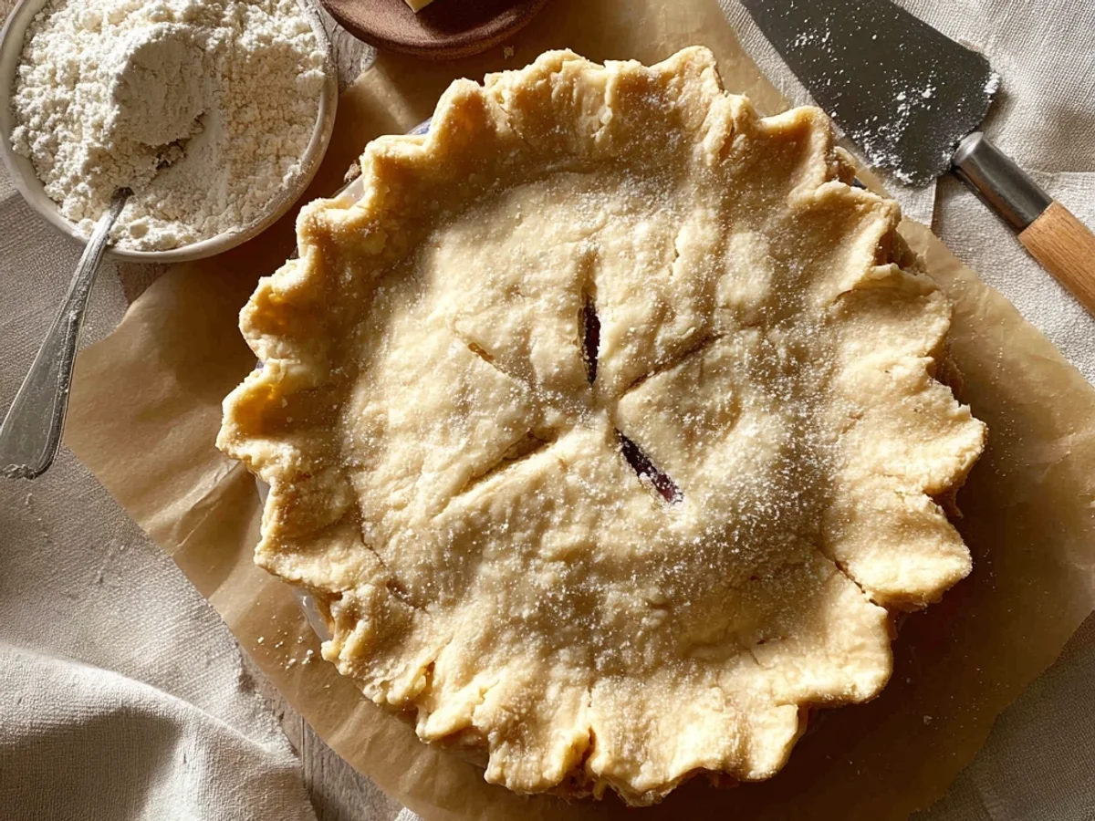 Flaky Homemade Pie Crust: Your Simple Kitchen Secret - Featured Image