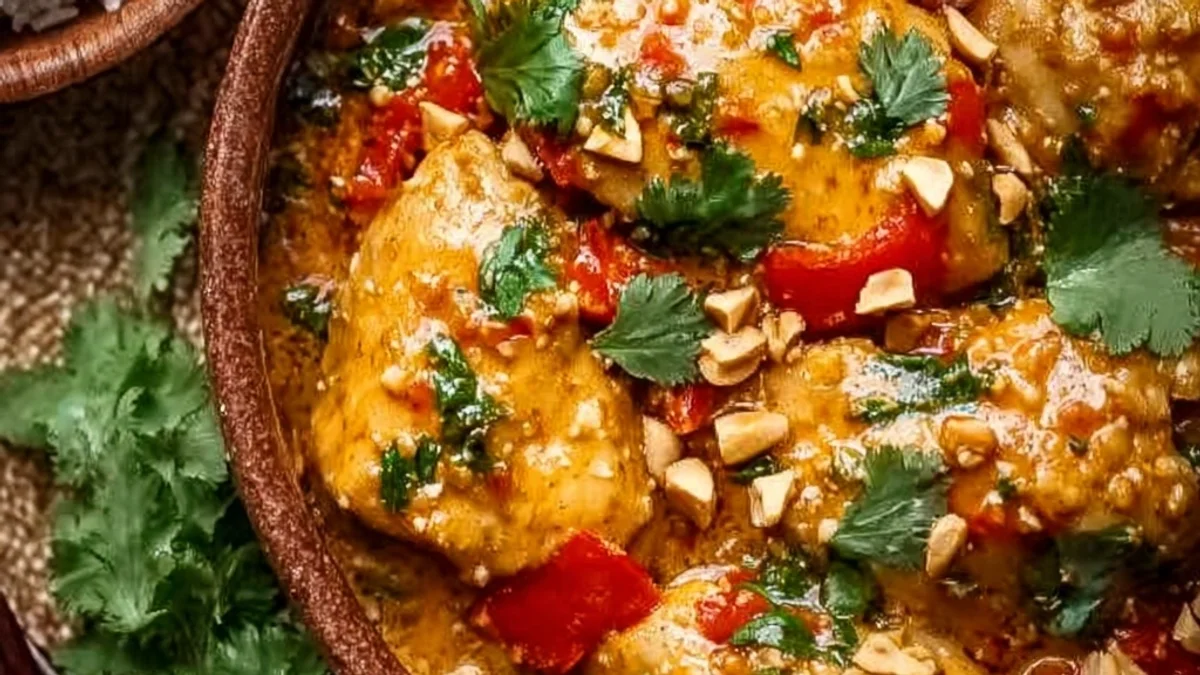 Flavorful Crockpot Thai Peanut Chicken, Easy Weeknight