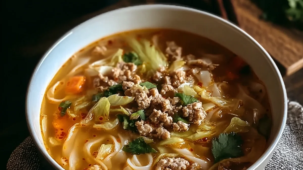 Flavorful Egg Roll Soup: A Weeknight Asian-Inspired Delight