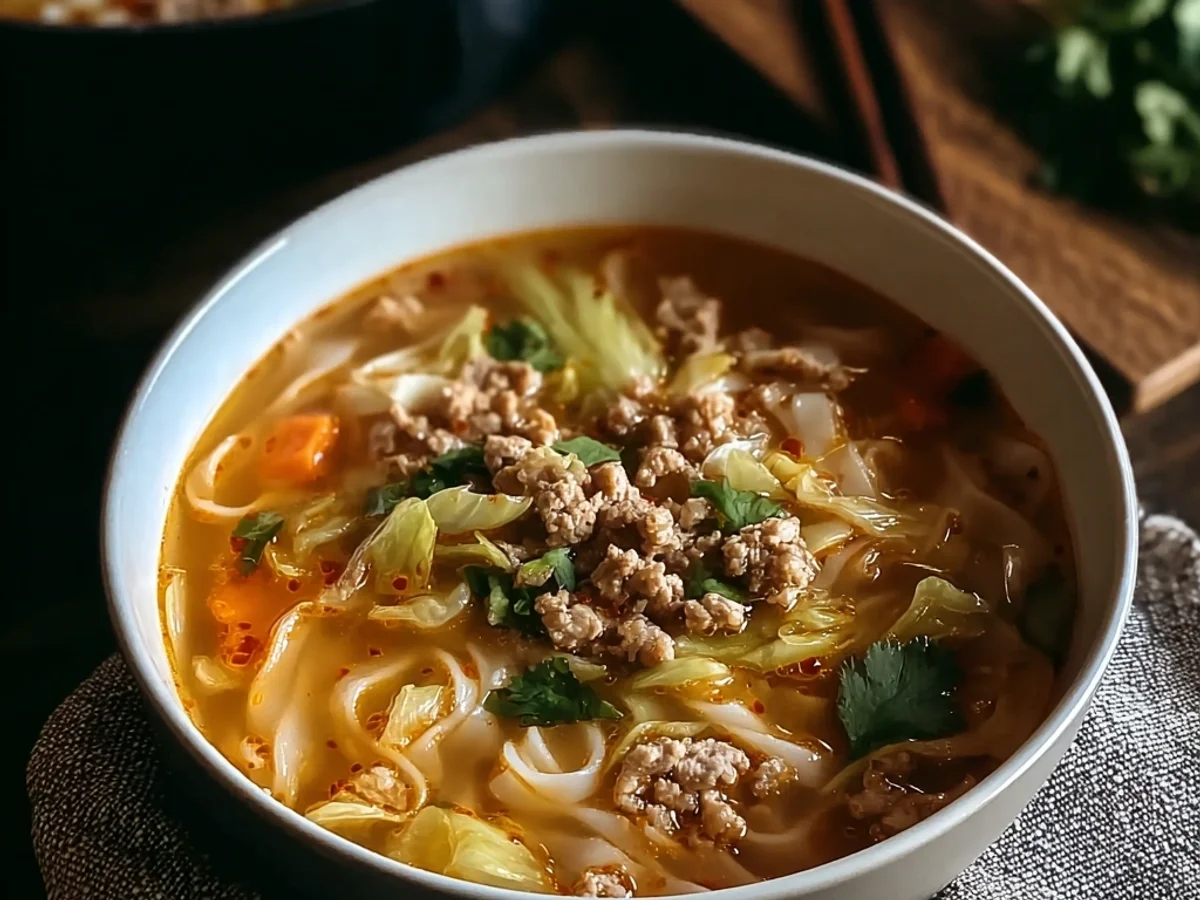 Flavorful Egg Roll Soup: A Weeknight Asian-Inspired Delight - Featured Image