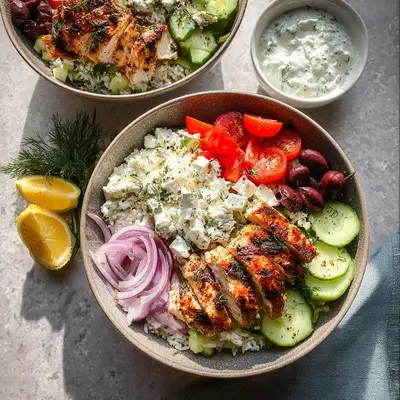 Flavorful Greek Chicken Bowls: Healthy Everyday Meal