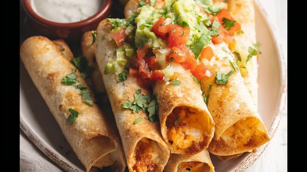 Flavorful Quick Easy Chicken Flautas: A Speedy Dinner