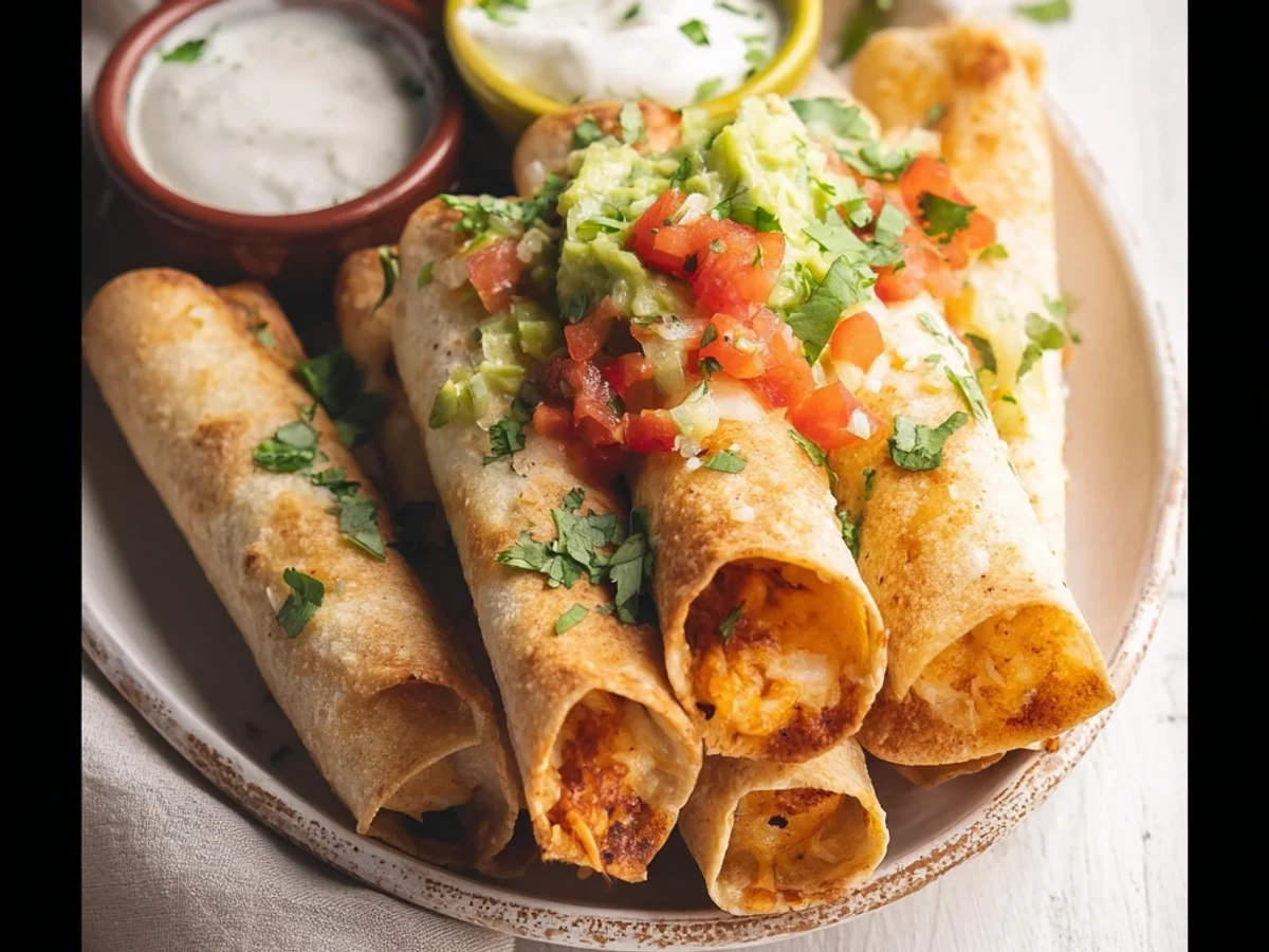 Flavorful Quick Easy Chicken Flautas: A Speedy Dinner - Featured Image