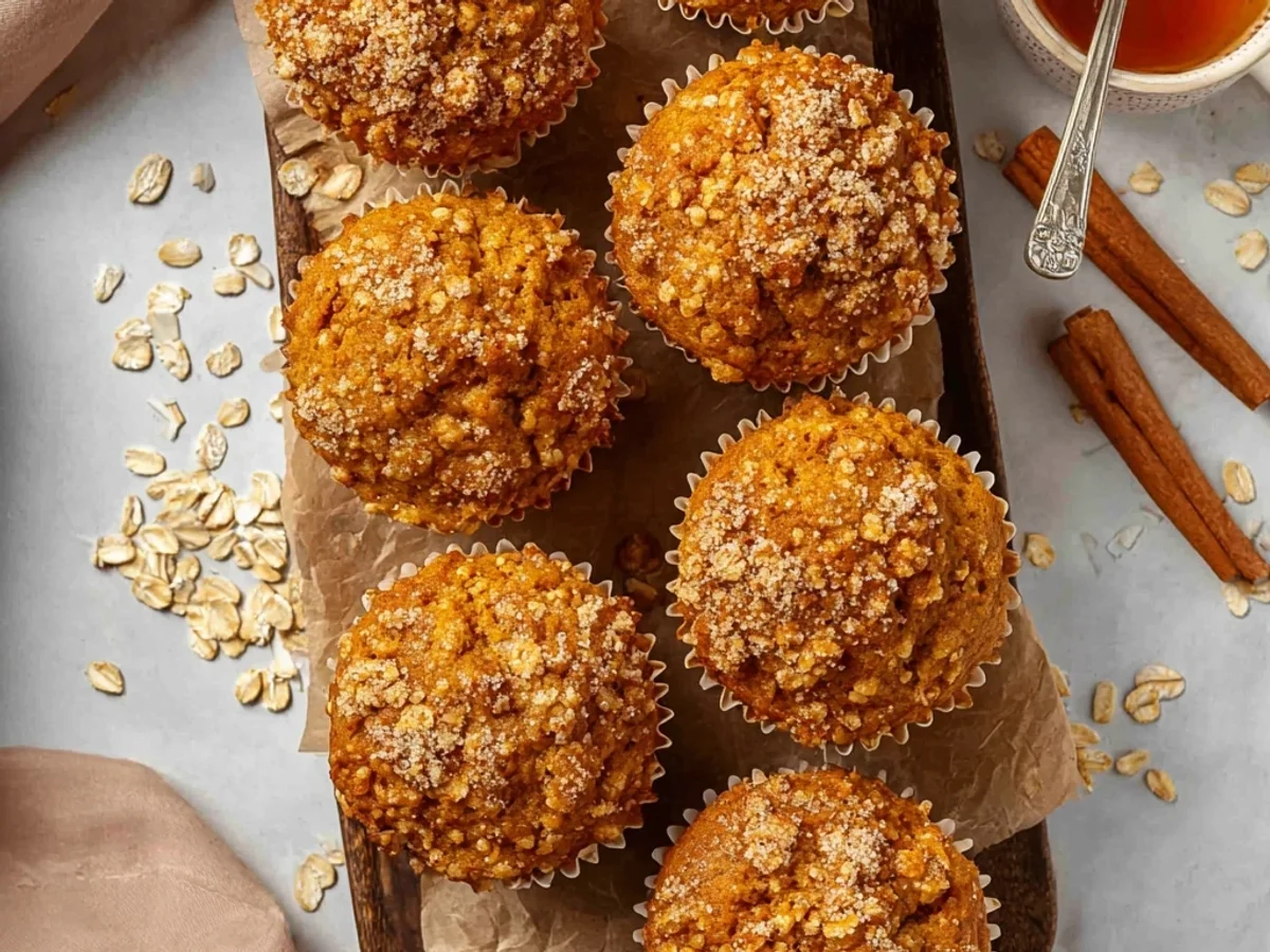 Fluffy Pumpkin Oatmeal Muffins: Easy Fall Treat - Featured Image