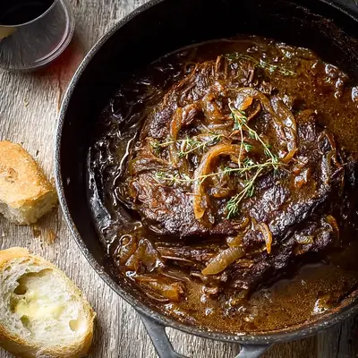 French Onion Pot Roast: Rich, Savory Slow-Cooked Meal