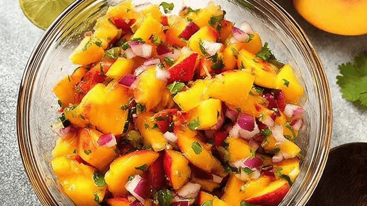 Fresh and Zesty Peach Salsa Recipe