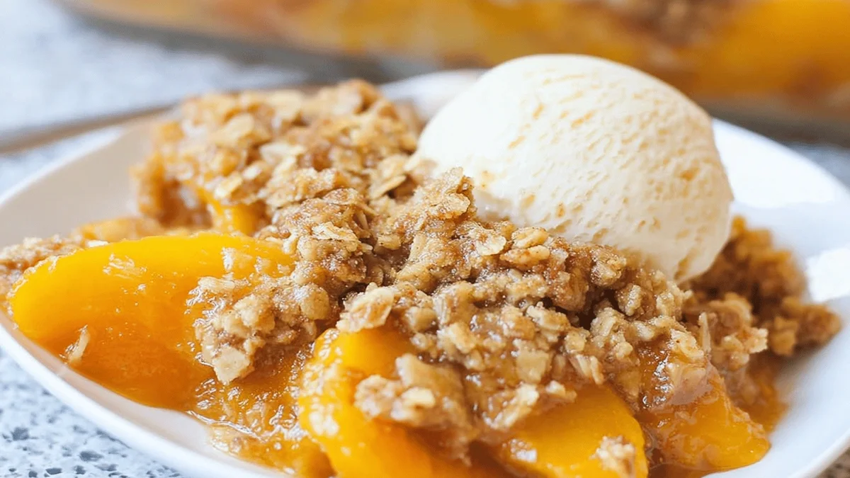 Fresh Apricot Crisp Recipe for Irresistible Desserts