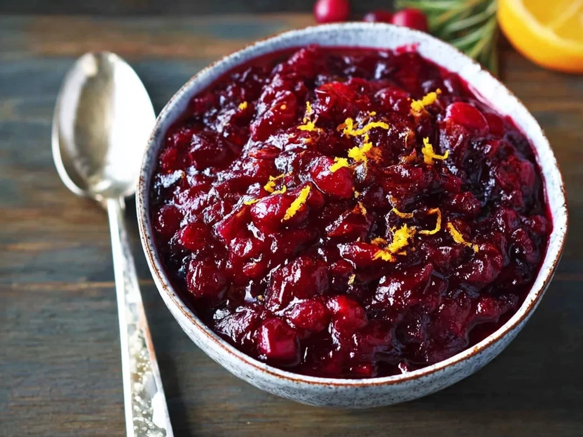 Fresh Cranberry Orange Sauce: Tangy & Bright - Featured Image