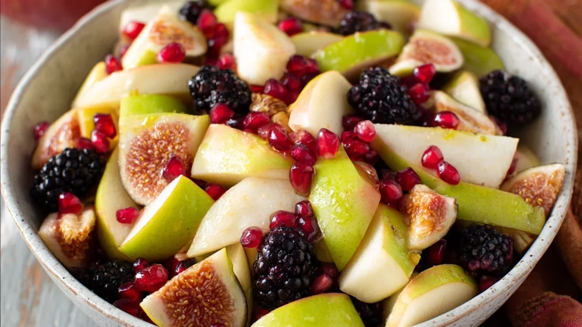 Fresh Fall Fruit Salad Recipe: Crisp & Sweet Harvest Bowl