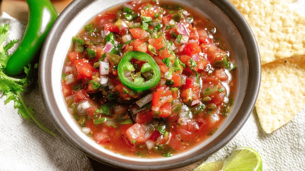 Fresh Garden Salsa Recipe: A Quick & Healthy Snack