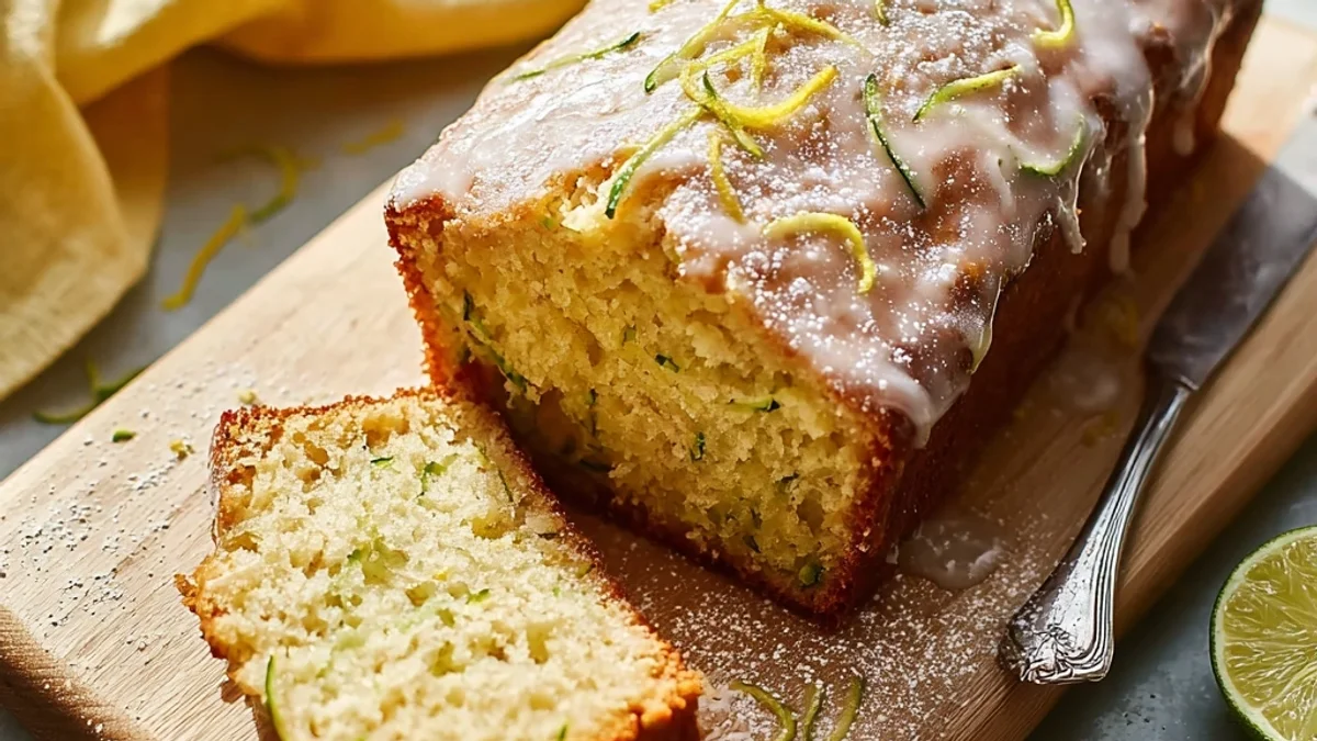 Fresh Lemon Zucchini Bread: A Zesty Glaze Delight