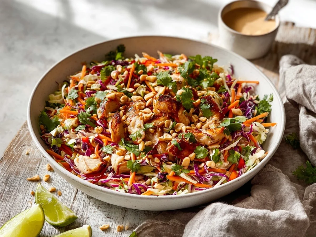 Fresh Peanut Chicken Crunch Salad: My Zesty Lunch - Featured Image