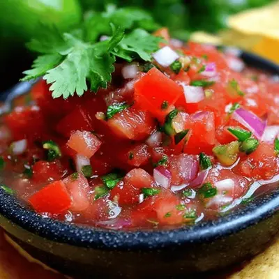 Fresh Salsa with Cilantro Lime - Vibrant & Delicious